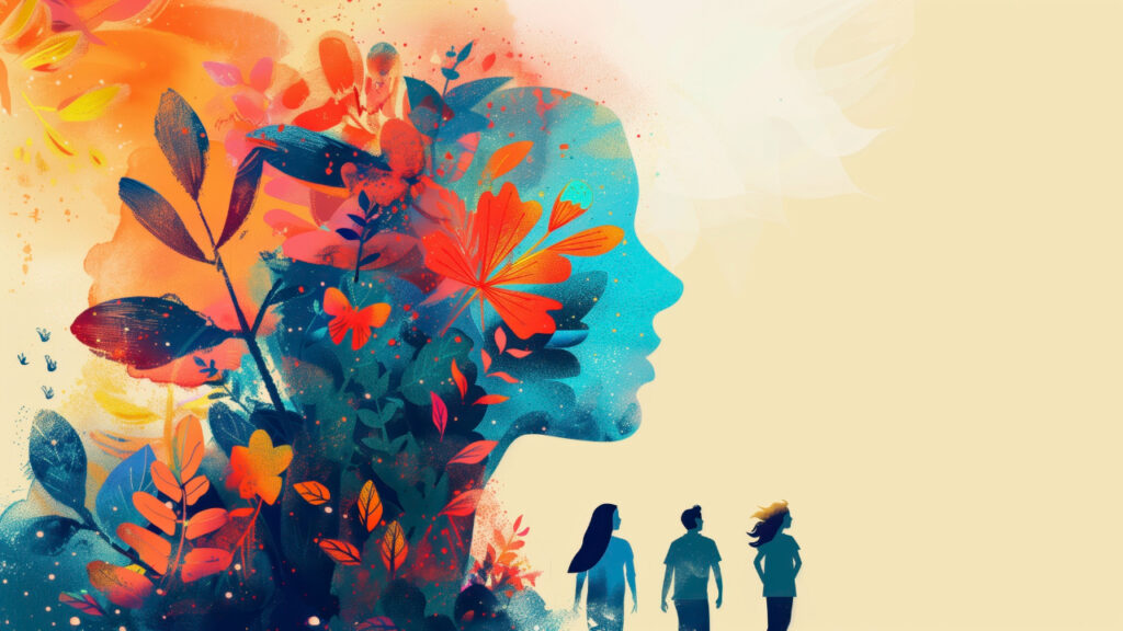 simple daily routine for mental health improvement with small healthy habits